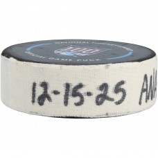 Jackson LaCombe Anaheim Ducks Fanatics Authentic Game-Used Goal Puck vs. New York Rangers on December 15, 2025