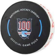 Bo Horvat New York Islanders Fanatics Authentic Game-Used Goal Puck vs. New York Rangers on November 8, 2025 - First of Two Goals Scored Bo Horvat New York Islanders Fanatics Authentic Game-Used Goal Puck vs. New York Rangers on November 8, 2025 - First of Two Goals Scored