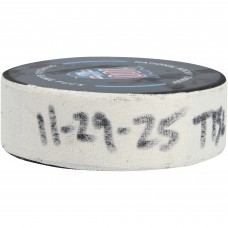 Nick Paul Tampa Bay Lightning Fanatics Authentic Game-Used Goal Puck vs. New York Rangers on November 29, 2025