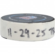 Brandon Hagel Tampa Bay Lightning Fanatics Authentic Game-Used Goal Puck vs. New York Rangers on November 29, 2025 - Second of Two Goals Scored