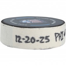 Trevor Zegras Philadelphia Flyers Fanatics Authentic Game-Used Goal Puck vs. New York Rangers on December 20, 2025 Trevor Zegras Philadelphia Flyers Fanatics Authentic Game-Used Goal Puck vs. New York Rangers on December 20, 2025