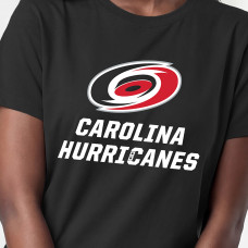 Женская Футболка Carolina Hurricanes Champion Black Wordmark Lockup