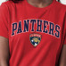 Женская футболка Florida Panthers Champion Red Arch Mascot Logo