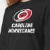 Женская Футболка с длинным рукавом Carolina Hurricanes Champion Black Wordmark Lockup