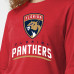 Женская футболка с длинным рукавом Florida Panthers Champion Red Wordmark Lockup