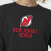 Женская свитшот New Jersey Devils Champion Black Wordmark Lockup Powerblend