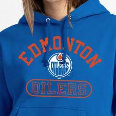 Женская толстовка Edmonton Oilers Champion Royal Arched Pill Box Женская толстовка Edmonton Oilers Champion Royal Arched Pill Box