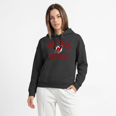 Женская толстовка New Jersey Devils Champion Black Arched Pill Box