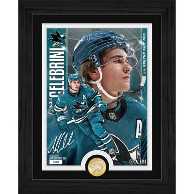 San Jose Sharks Macklin Celebrini Highland Mint Limited Edition Bronze Coin Artist Proof Photo Mint