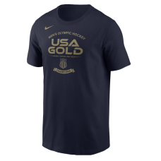 USA Hockey Nike Navy 2026 Winter Olympics Gold Medal Core T-Shirt