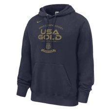 USA Hockey Nike Navy 2026 Winter Olympics Gold Medal Club Fleece Hoodie USA Hockey Nike Navy 2026 Winter Olympics Gold Medal Club Fleece Hoodie