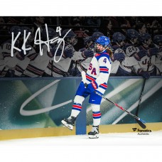 Caroline Harvey Team USA Autographed Fanatics Authentic 8 x 10 2026 Winter Olympics Celebration Photograph