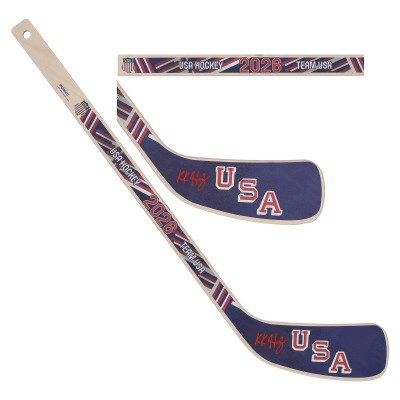 Caroline Harvey Team USA Autographed Fanatics Authentic 2026 Winter Olympics Mini Wood Stick