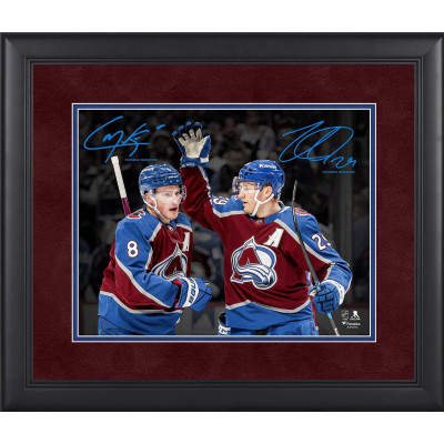 Nathan MacKinnon & Cale Makar Colorado Avalanche Facsimile Signature Fanatics Authentic Framed 11 x 14 Spotlight Photograph