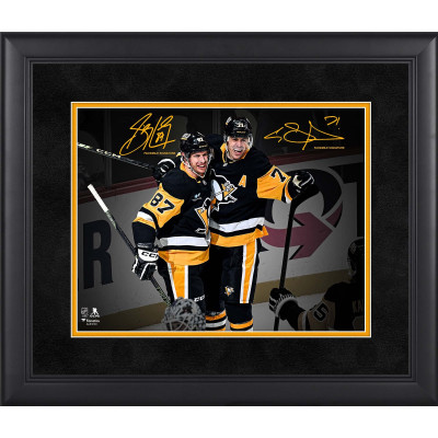 Фото в рамке Sidney Crosby & Evgeni Malkin Pittsburgh Penguins Facsimile Signature Fanatics Authentic 11 x 14 Spotlight