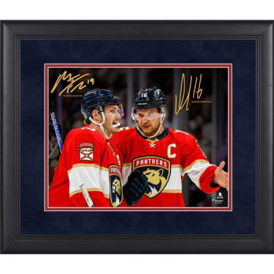 Фото в рамке Aleksander Barkov & Matthew Tkachuk Florida Panthers Facsimile Signature Fanatics Authentic 11" x 14" Spotlight
