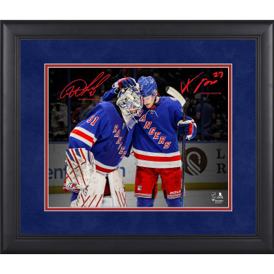 Фото в рамке Adam Fox & Igor Shesterkin New York Rangers Facsimile Signature Fanatics Authentic 11 x 14 Spotlight