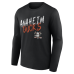 Anaheim Ducks Black Hustle Personalized Name & Number Long Sleeve T-Shirt