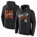 Anaheim Ducks Black Hustle Personalized Name & Number Hoodie