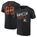 Anaheim Ducks Black Hustle Personalized Name & Number T-Shirt