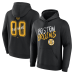 Именная толстовка Boston Bruins Black Hustle Name & Number Именная толстовка Boston Bruins Black Hustle Name & Number