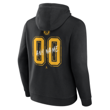 Именная толстовка Boston Bruins Black Hustle Name & Number