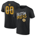Именная футболка Boston Bruins Black Hustle Name & Number