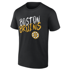 Именная футболка Boston Bruins Black Hustle Name & Number Именная футболка Boston Bruins Black Hustle Name & Number