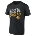 Именная футболка Boston Bruins Black Hustle Name & Number