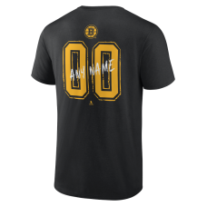 Именная футболка Boston Bruins Black Hustle Name & Number Именная футболка Boston Bruins Black Hustle Name & Number