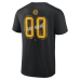 Именная футболка Boston Bruins Black Hustle Name & Number