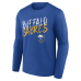 Именная футболка с длинным рукавом Buffalo Sabres Royal Hustle Name & Number