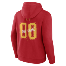 Calgary Flames Red Hustle Personalized Name & Number Hoodie