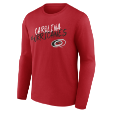 Именная футболка с длинным рукавом Carolina Hurricanes Red Hustle Name & Number