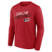 Именная футболка с длинным рукавом Carolina Hurricanes Red Hustle Name & Number