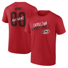 Именная футболка Carolina Hurricanes Red Hustle Name & Number
