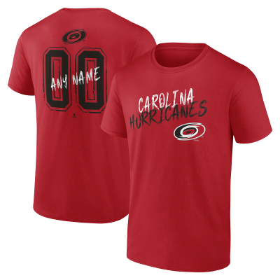 Именная футболка Carolina Hurricanes Red Hustle Name & Number