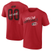 Именная футболка Carolina Hurricanes Red Hustle Name & Number Именная футболка Carolina Hurricanes Red Hustle Name & Number
