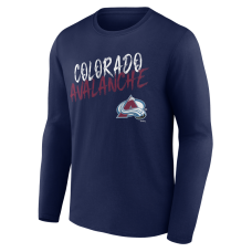 Colorado Avalanche Navy Hustle Personalized Name & Number Long Sleeve T-Shirt Colorado Avalanche Navy Hustle Personalized Name & Number Long Sleeve T-Shirt