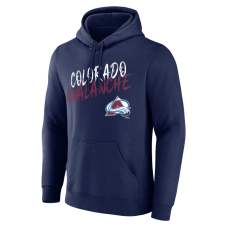 Colorado Avalanche Navy Hustle Personalized Name & Number Hoodie