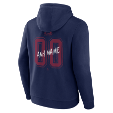 Colorado Avalanche Navy Hustle Personalized Name & Number Hoodie