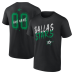 Dallas Stars Black Hustle Personalized Name & Number T-Shirt