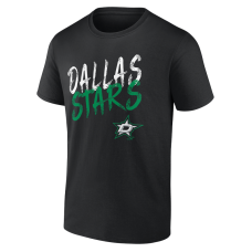 Dallas Stars Black Hustle Personalized Name & Number T-Shirt