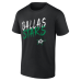 Dallas Stars Black Hustle Personalized Name & Number T-Shirt
