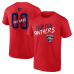 Именная футболка Florida Panthers Red Hustle Name & Number Именная футболка Florida Panthers Red Hustle Name & Number