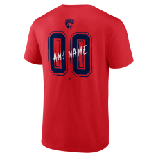 Именная футболка Florida Panthers Red Hustle Name & Number
