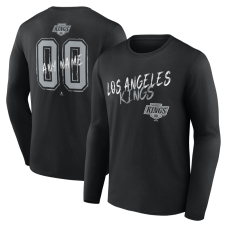 Los Angeles Kings Black Hustle Personalized Name & Number Long Sleeve T-Shirt Los Angeles Kings Black Hustle Personalized Name & Number Long Sleeve T-Shirt