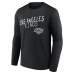 Los Angeles Kings Black Hustle Personalized Name & Number Long Sleeve T-Shirt