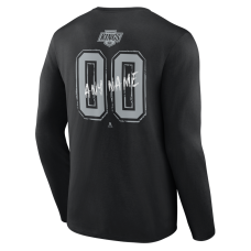 Los Angeles Kings Black Hustle Personalized Name & Number Long Sleeve T-Shirt Los Angeles Kings Black Hustle Personalized Name & Number Long Sleeve T-Shirt