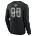 Los Angeles Kings Black Hustle Personalized Name & Number Long Sleeve T-Shirt